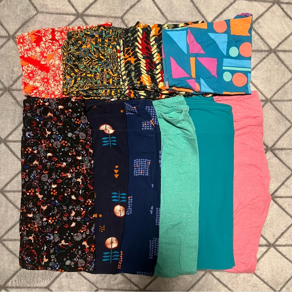 Lot of 10 Lularoe Leggings